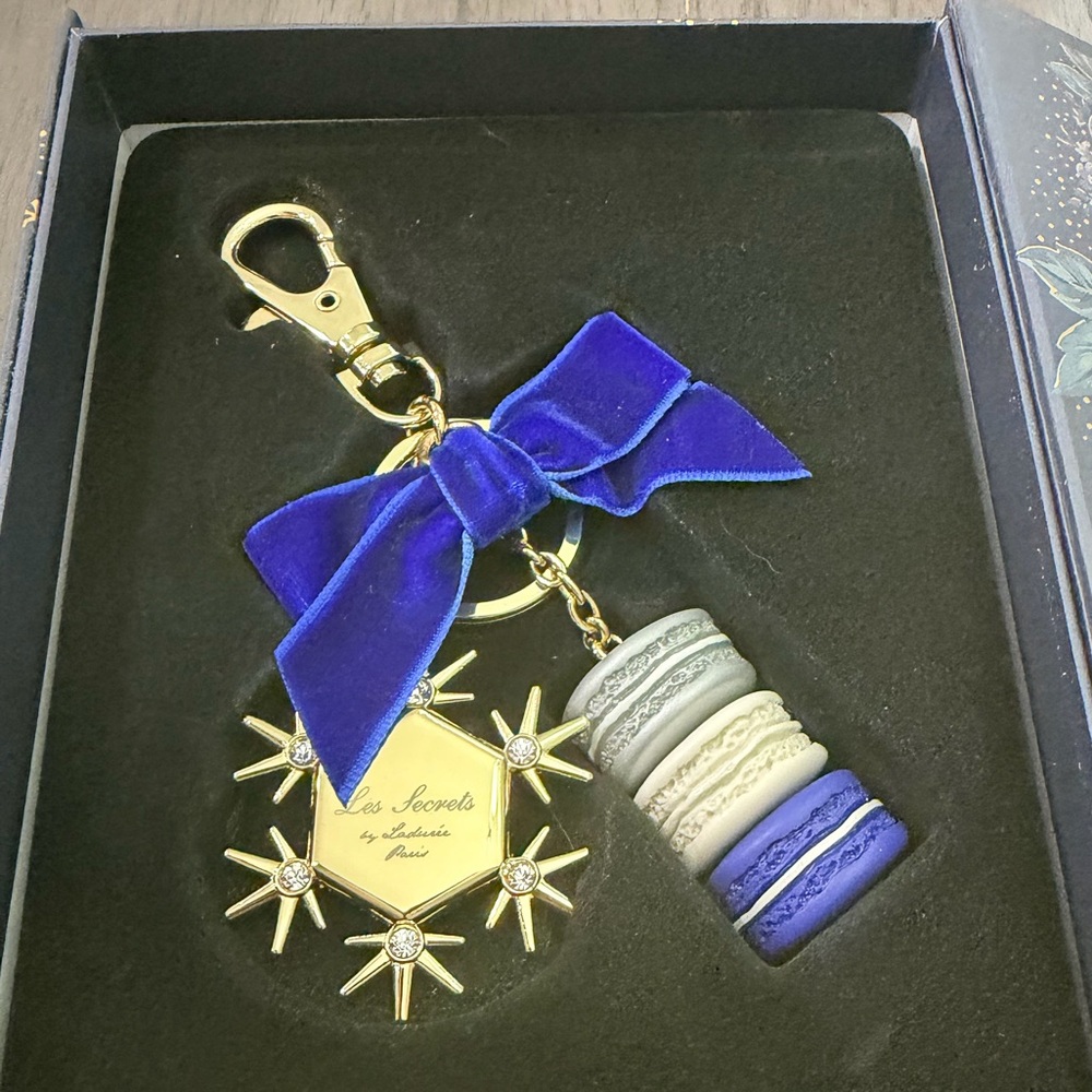 Laduree Les Secrets Macaron Keychain Charm - Authentic